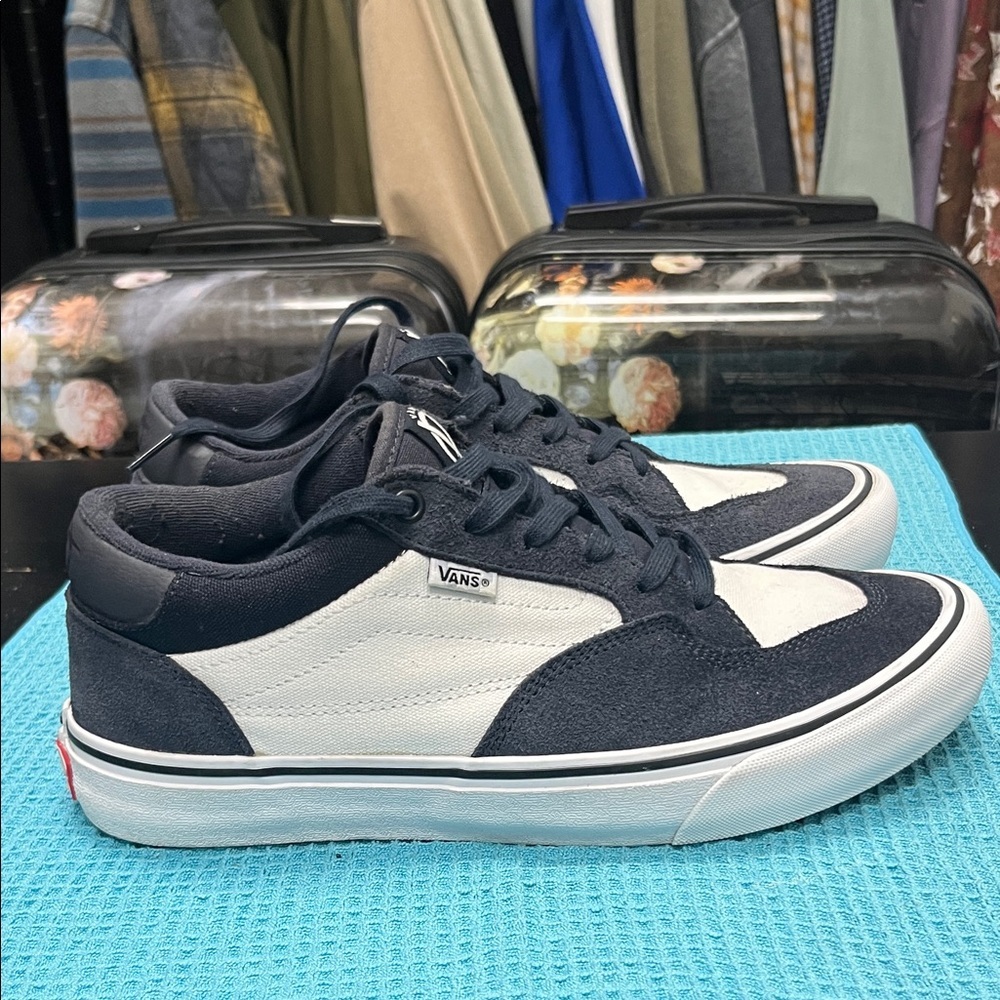 Vans Rowan Pro Men's Navy And White Sneakers